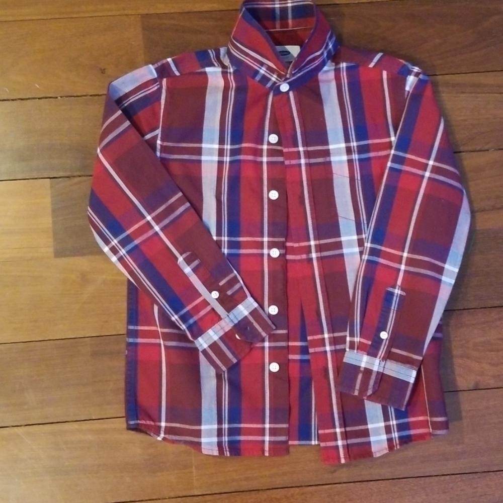 NWOT Old Navy plaid button down shirt